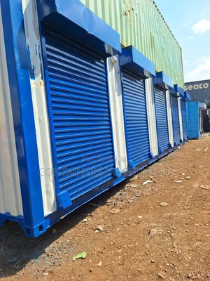 Container Stalls For Sale In White And Blue-