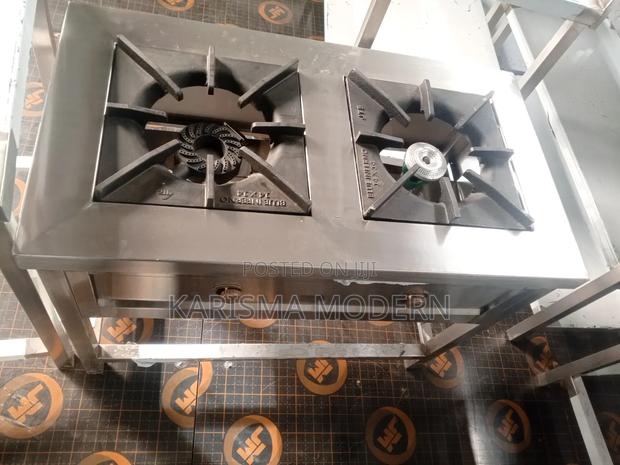Two Burner Cooker One High One Low Pressure Burner
