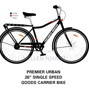 Premier Urban 26" Single Speed Goods Carrier Bike