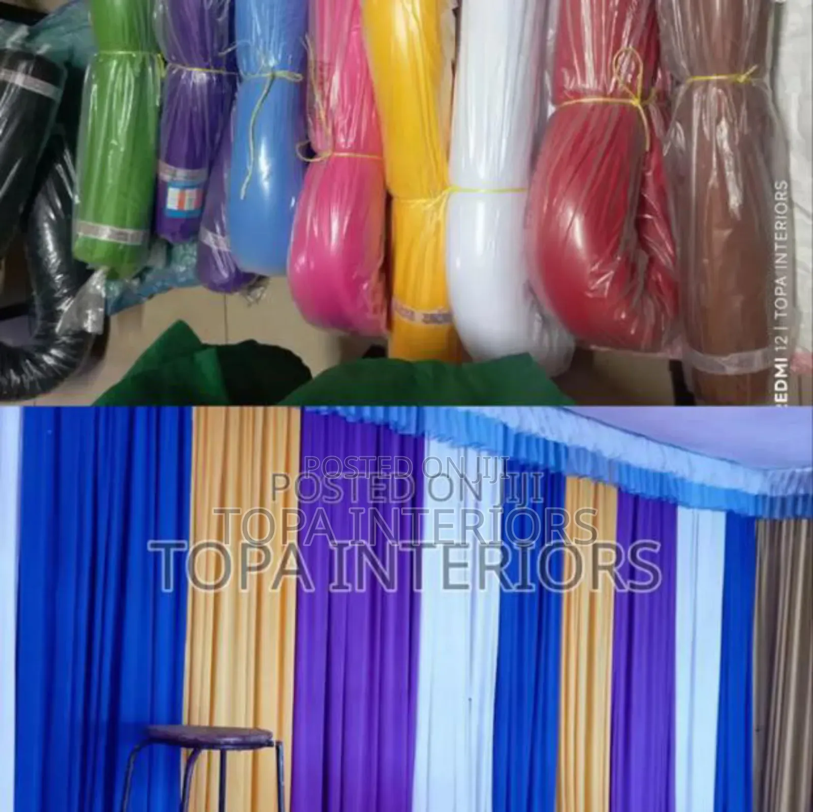 25 Metres Rolls Decor Drapes for Events Decoration