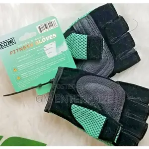 *Gym Anti Slip Half Finger Gloves