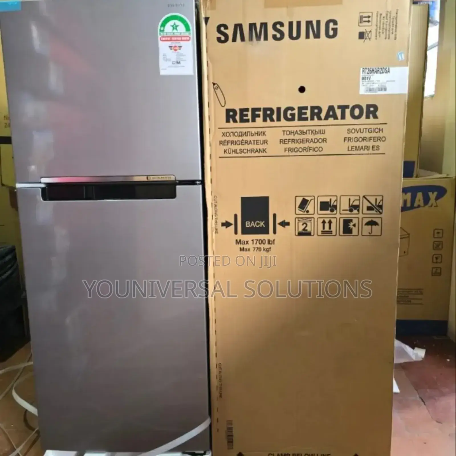 203 Samsung Fridge, Top Mount Freezer 2 Door, No Frost,