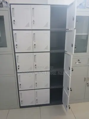 15-Locker Metallic Cabinet – Secure, Spacious Heavy-Duty Storage