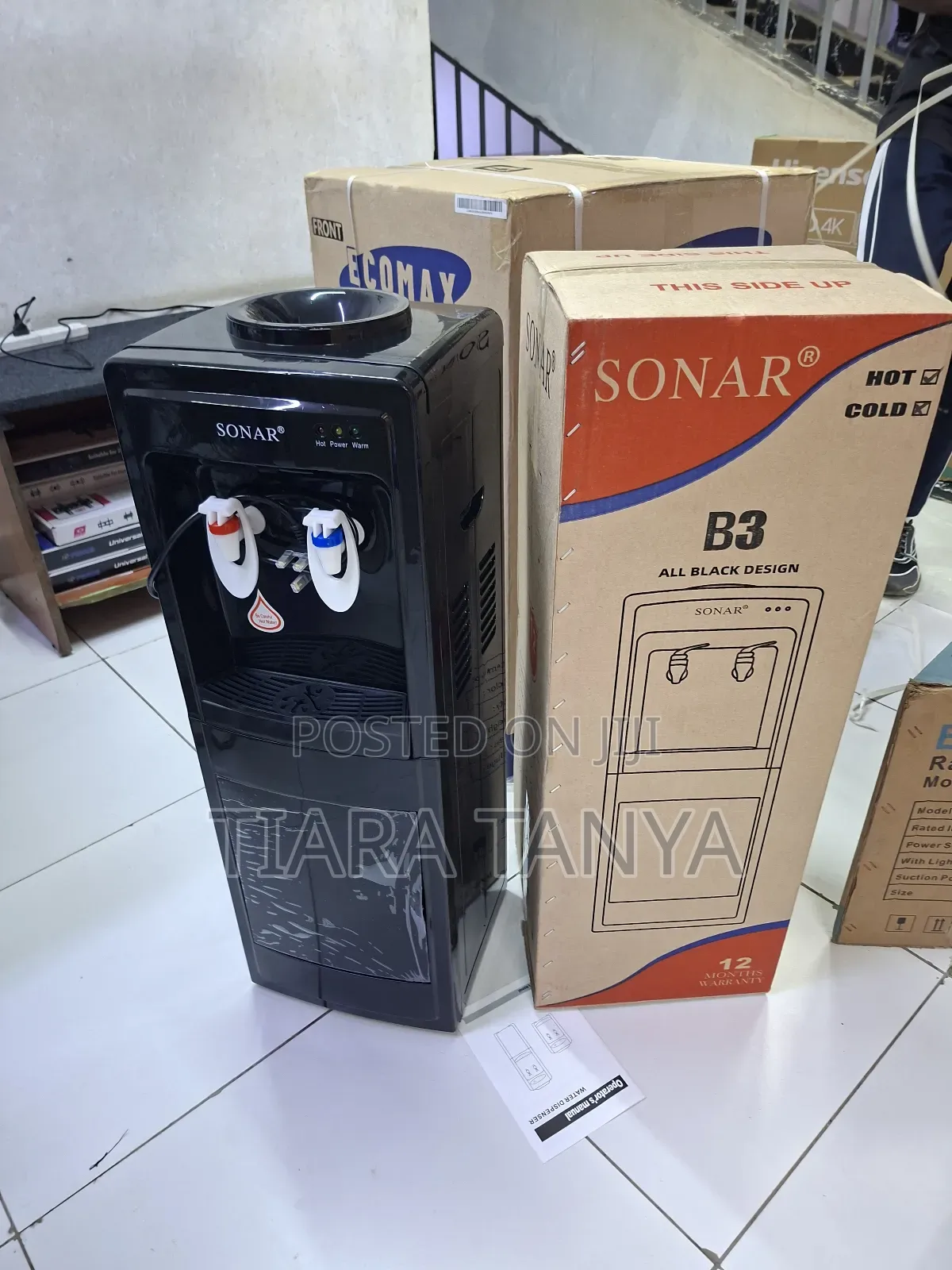 Sonar B3 Hot and Normal Standing Dispenser