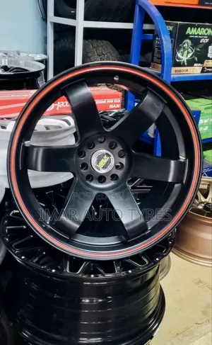 17 Inches*9j Matt Black Rims