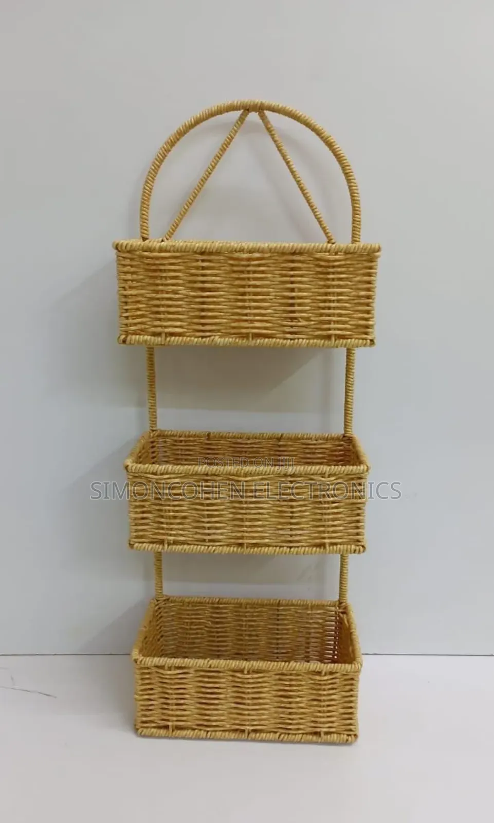 3 Layer Rattan Shower Caddy