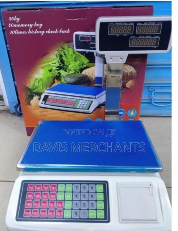 Receipt Printing Scale - main view