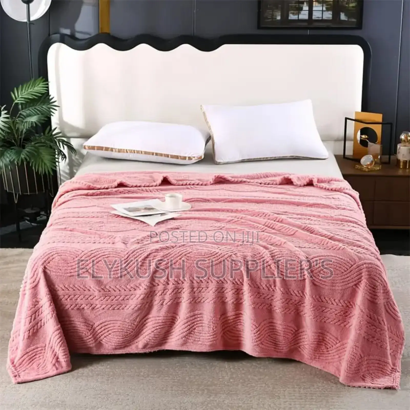 Sherpa Throw Blanket Size 200 * 230 Cm