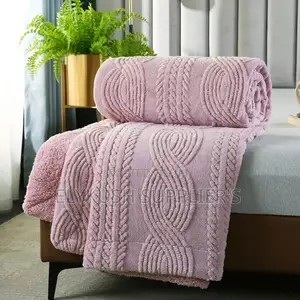 Sherpa Throw Blanket Size 200 * 230 Cm