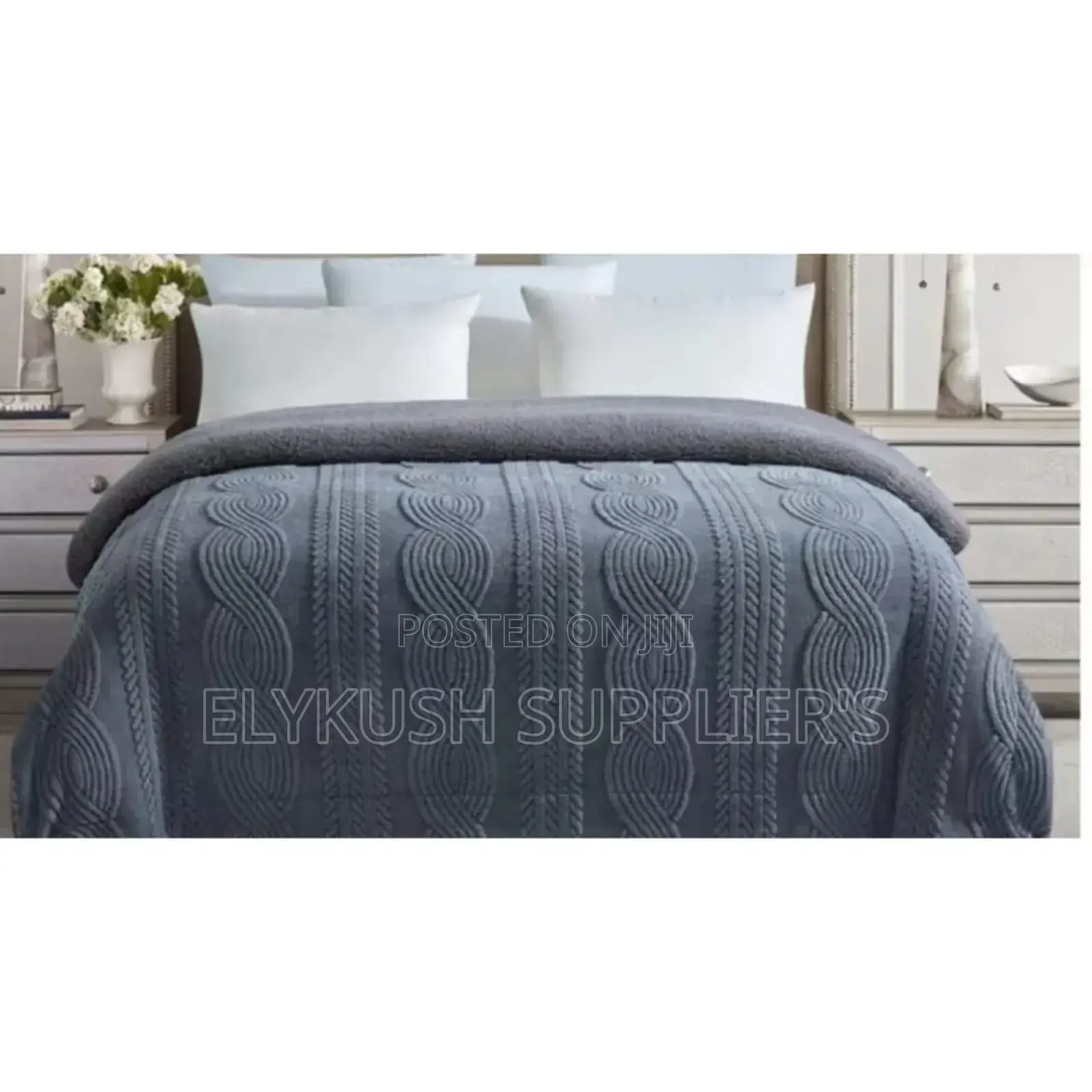 Sherpa Throw Blanket Size 200 * 230 Cm