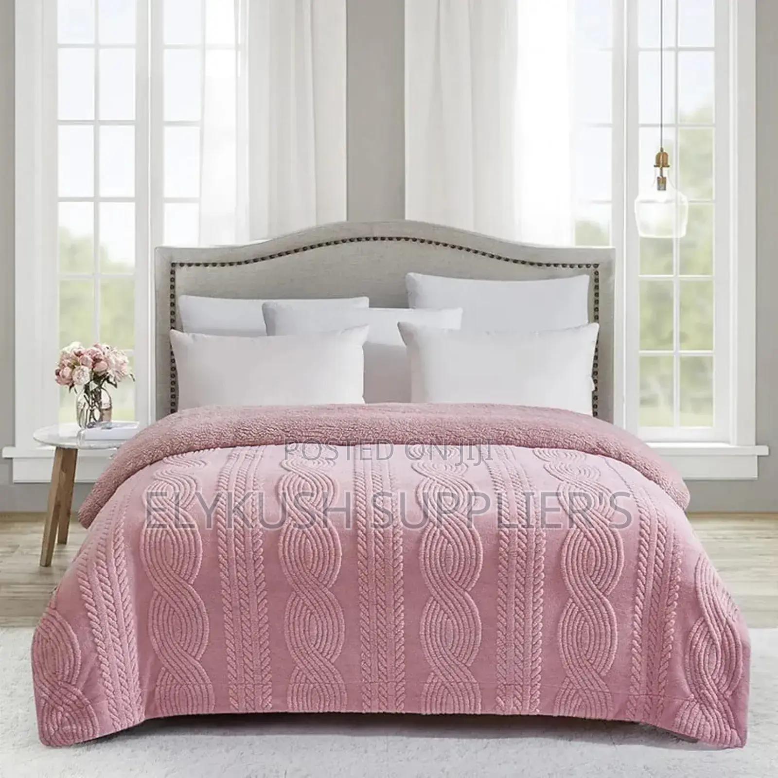 Sherpa Throw Blanket Size 200 * 230 Cm