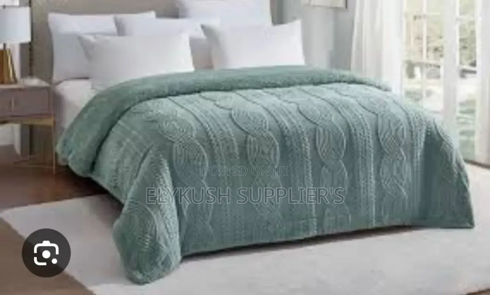 Sherpa Throw Blanket Size 200 * 230 Cm