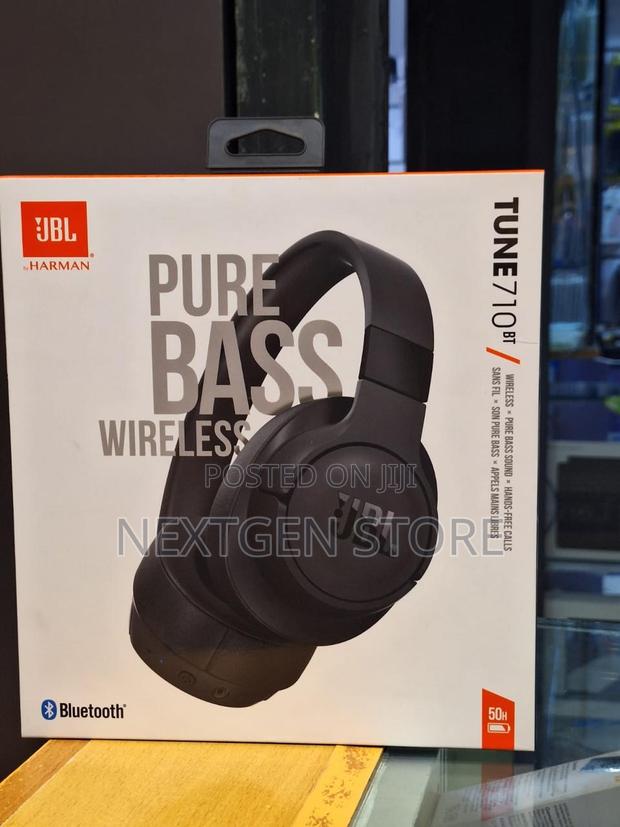 JBL Tune 710bt Wireless Over-Ear Headphones.