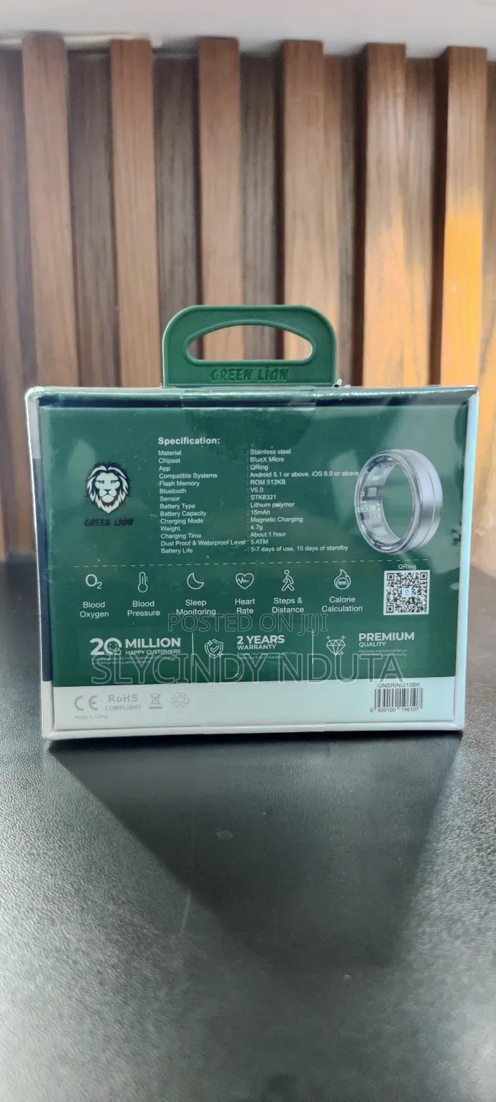 Green Lion Smart Ring