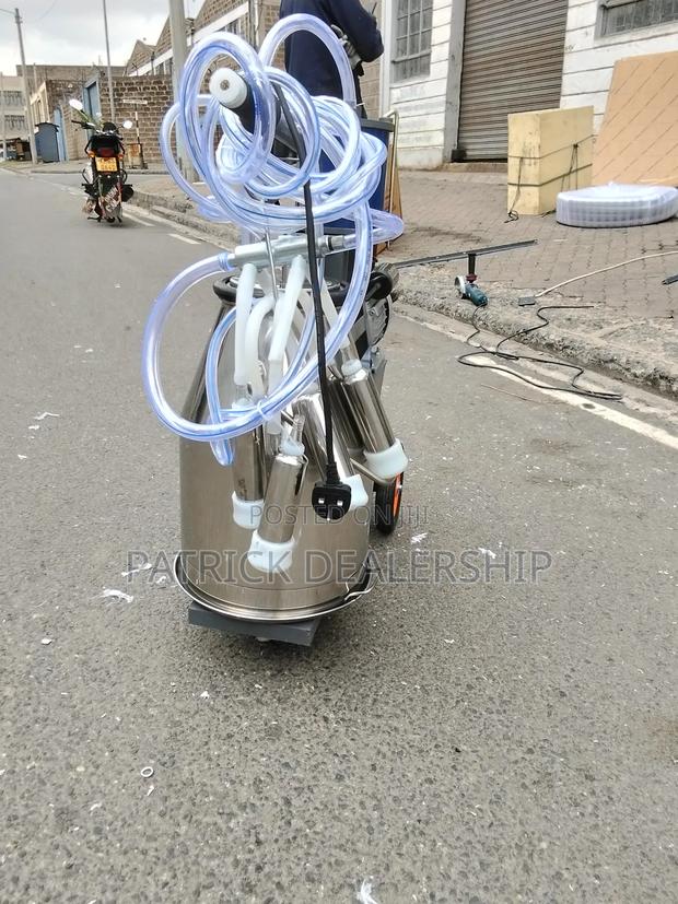 Electric Single Bucket Milking Machine - main view