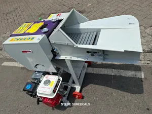 600kg/Hr High Speed Chaff Cutter With 7.5hp Gasoline Engine