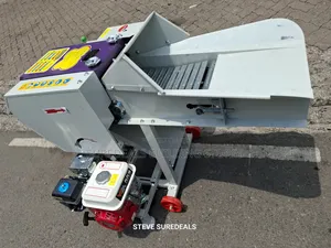 600kg/Hr High Speed Chaff Cutter With 7.5hp Gasoline Engine