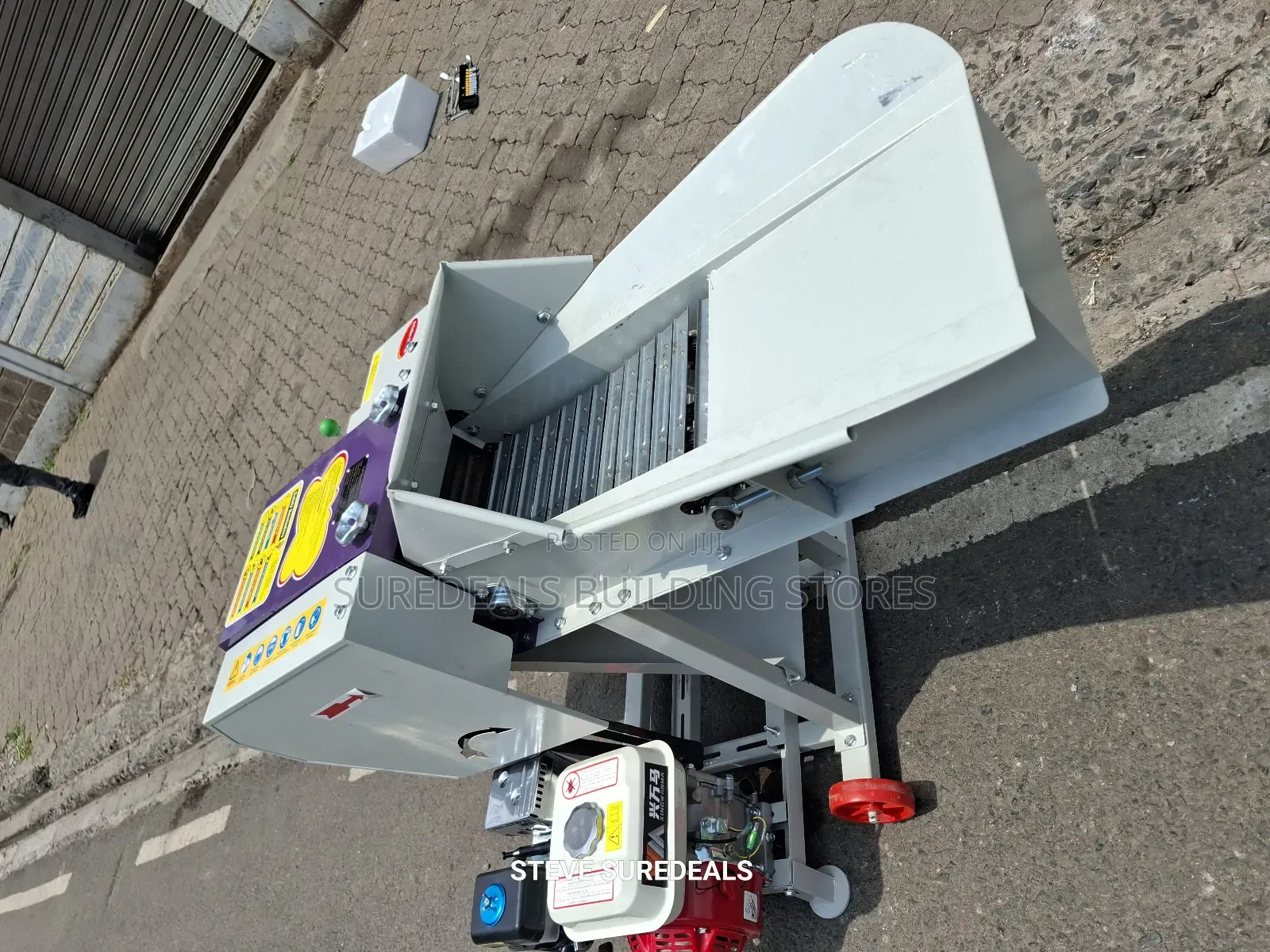 600kg/Hr High Speed Chaff Cutter With 7.5hp Gasoline Engine