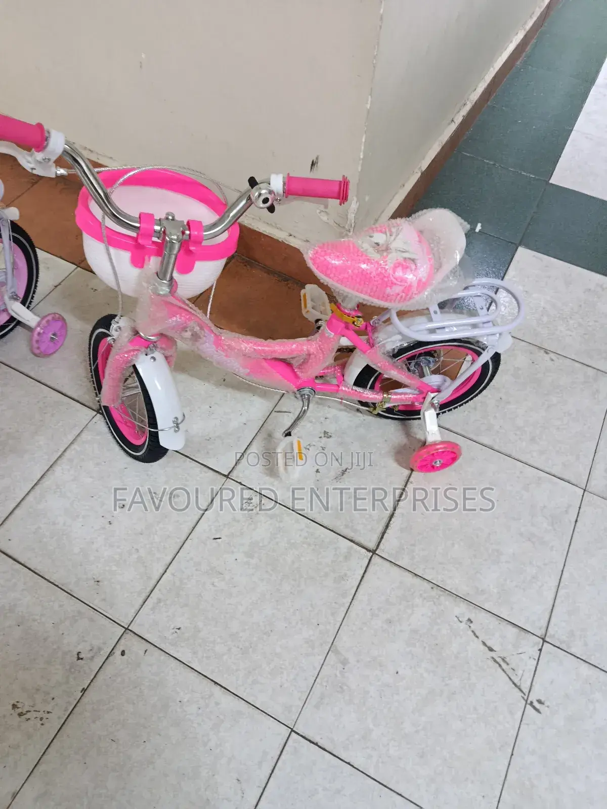 Girl Bike Size 12 Hot Pink