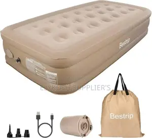 *21-Holes Elevated Inflatable Outdoor/Indoor Sleeping Compact Airbed*