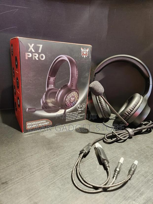 Professional Gaming Headsets With Usb +3.5mm Jack-X7 Pro - thumbnail 2