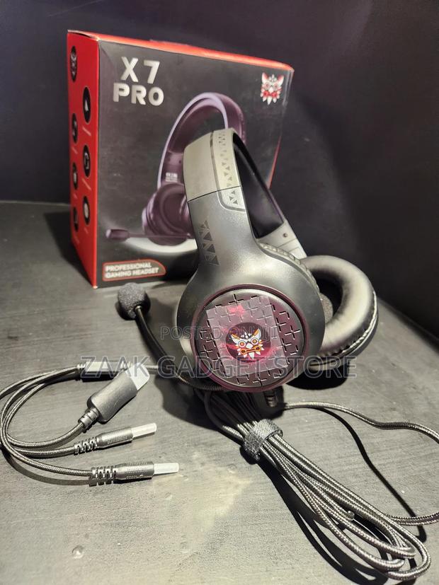 Professional Gaming Headsets With Usb +3.5mm Jack-X7 Pro - thumbnail 4