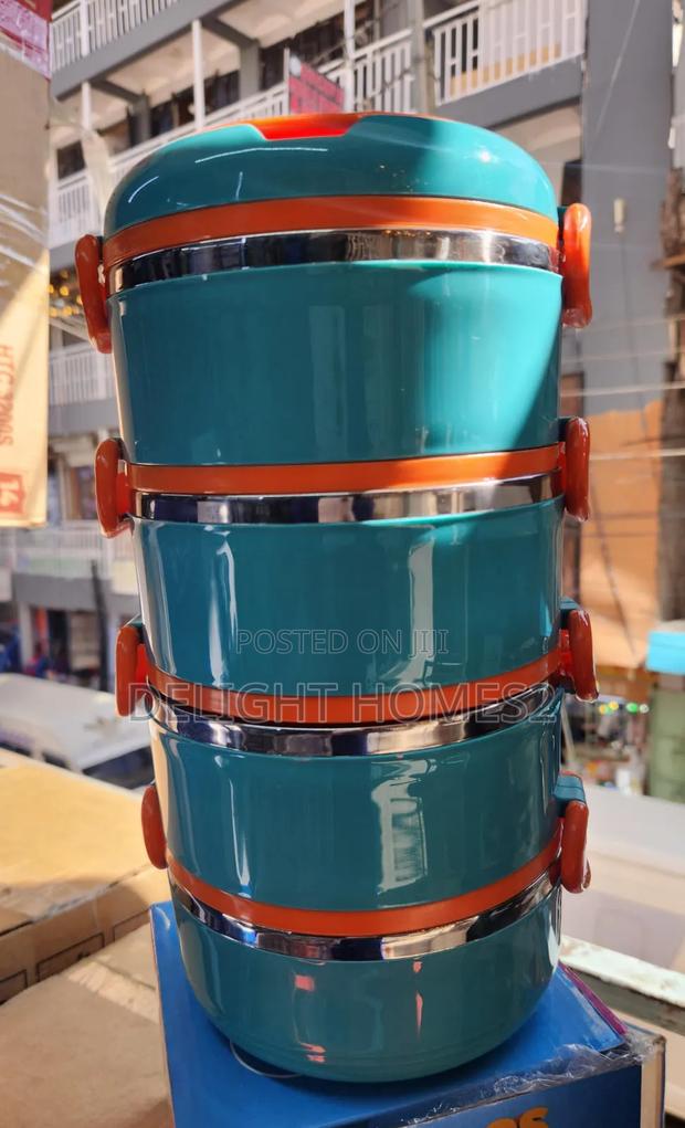 4 Layer Stainless Thermal Steel Lunchbox _Dav - thumbnail 2