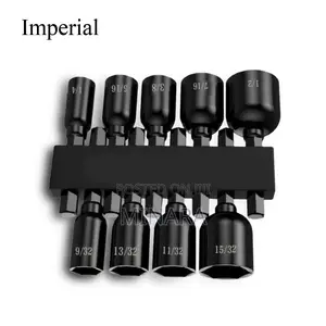 18 Pcs, Magnetic Nut Drivers Set, Metric Sae Nut Setters