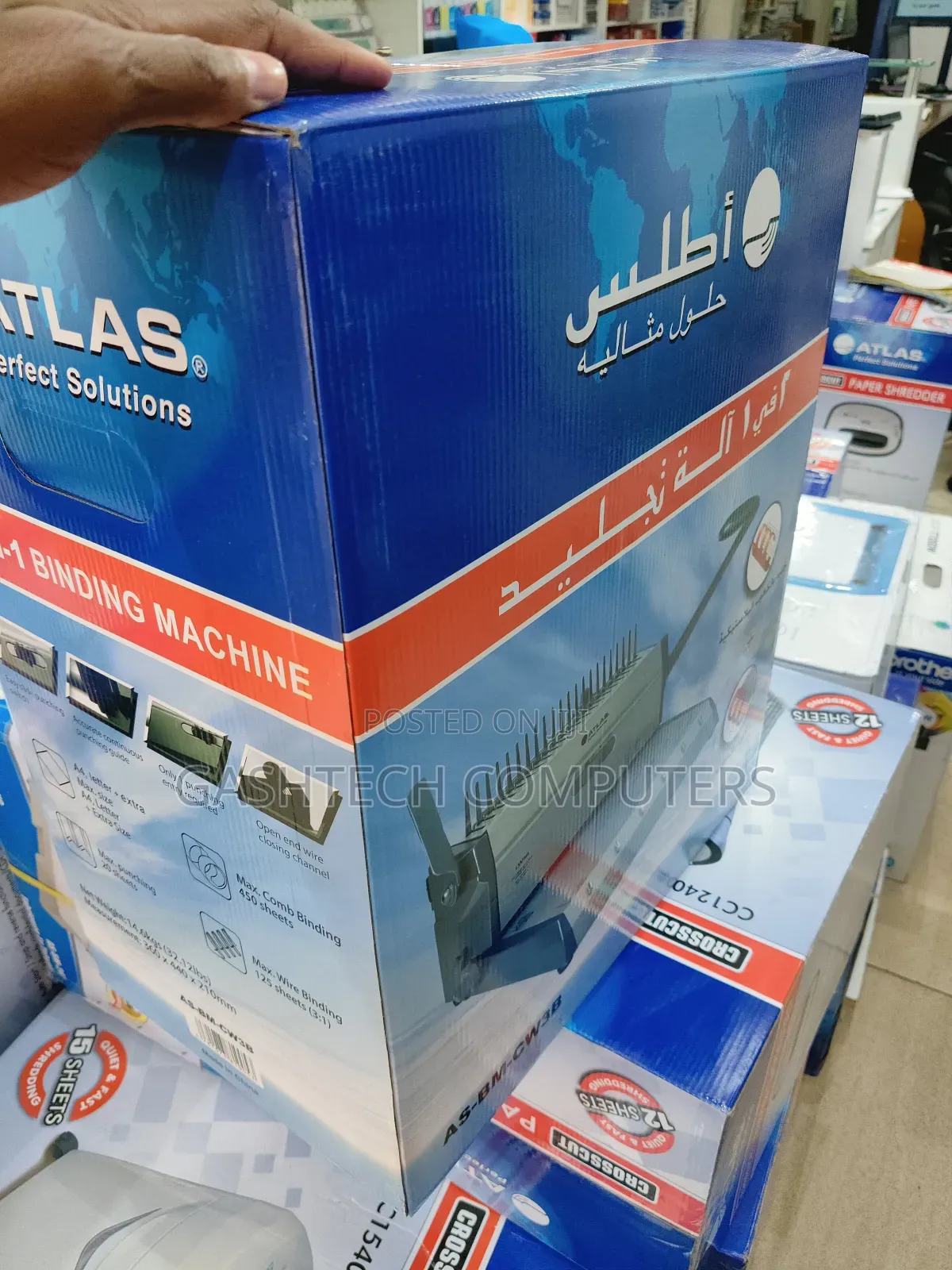 Atlas 2 in 1 Binding Machine – As-Bm-Cw3b