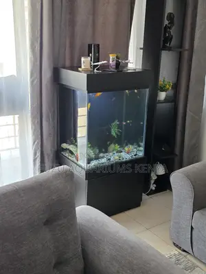Elegant Aquarium Set With Live Fish – No Hassle!