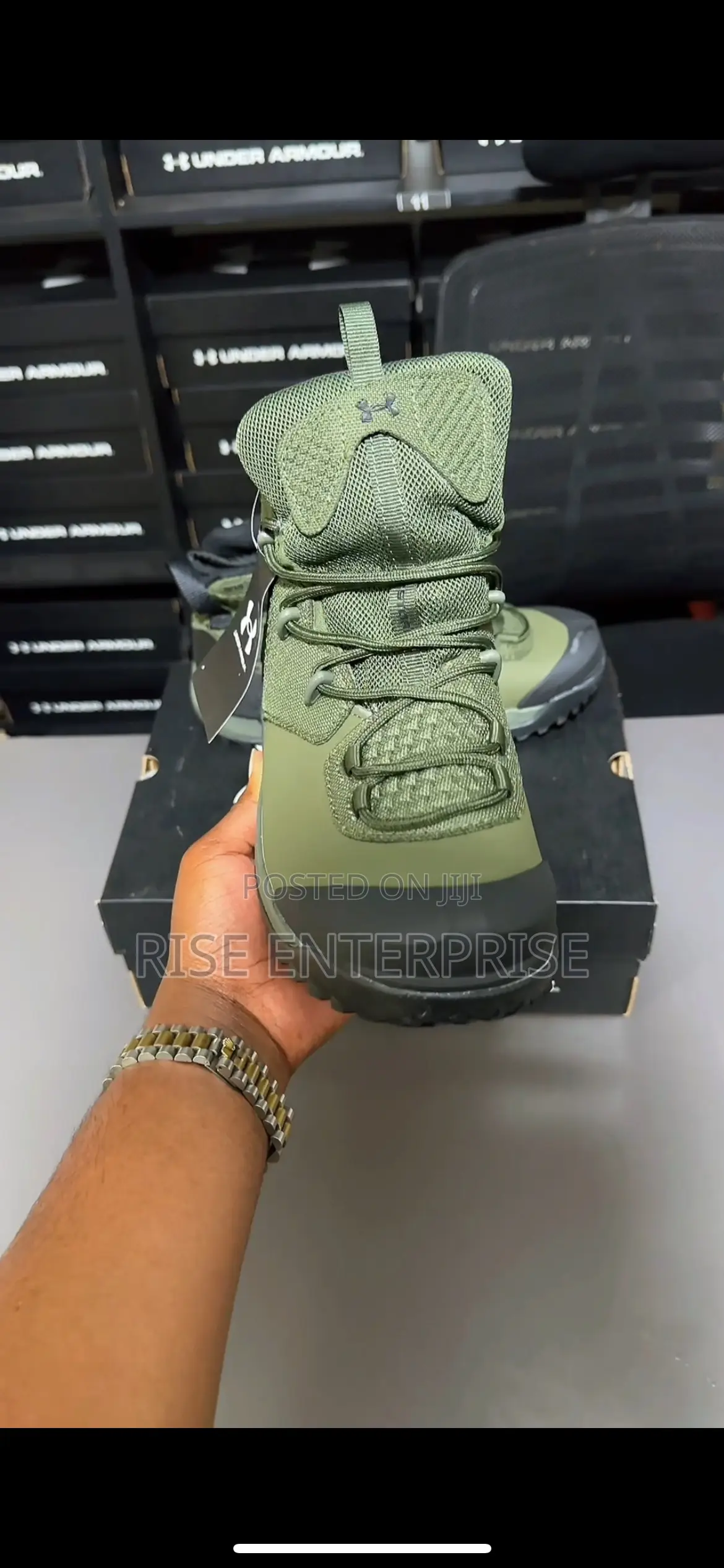 Under Armour Hiking Boots- Jungle Green