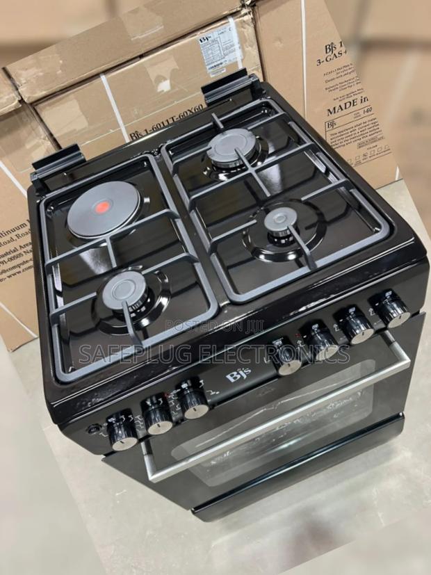 BJS I-6011t 3 Gas Burners + 1 Electric Rapid Hot Plate 60 by 60