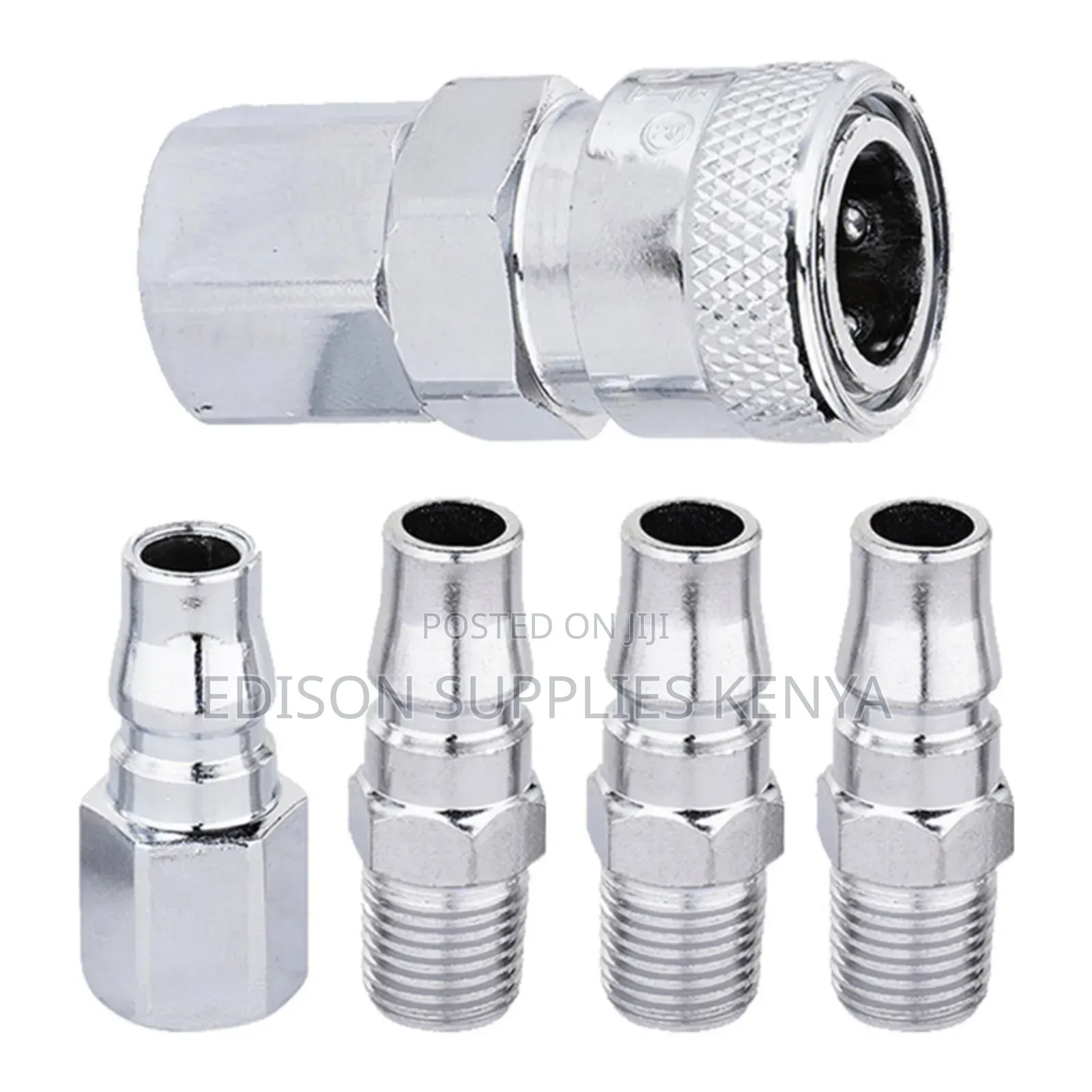 Air Compressor Quick Couplers And Plugs Set Nitto Type 5 Pcs Emtop
