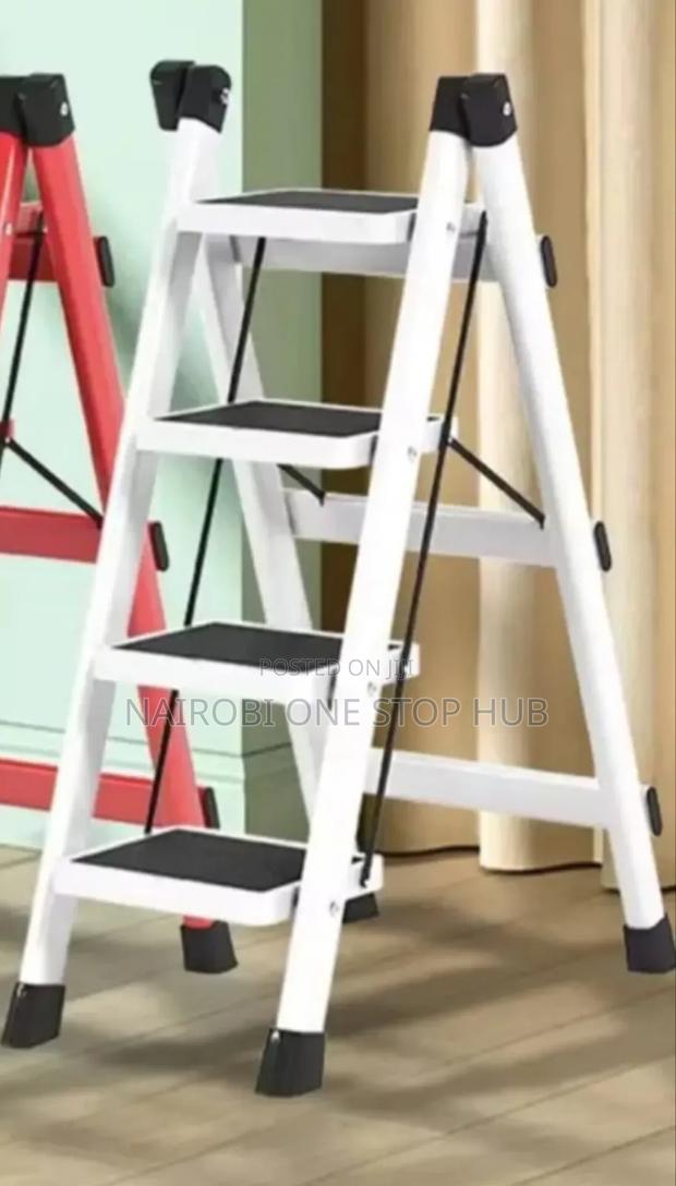 Durable 4 Step Folding Ladder - main view