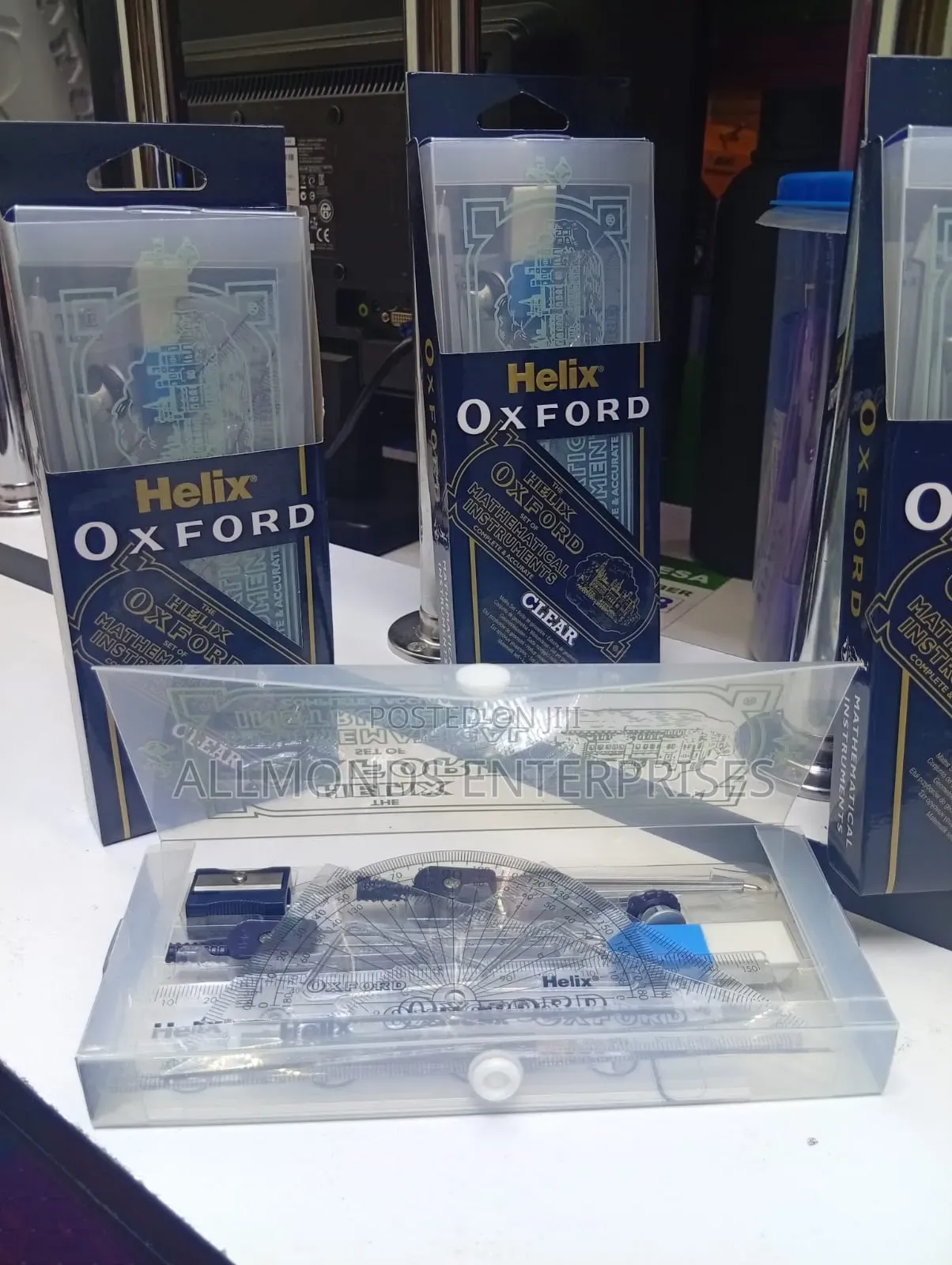 Clear/Plastic Student's Mathematical Set- Oxford