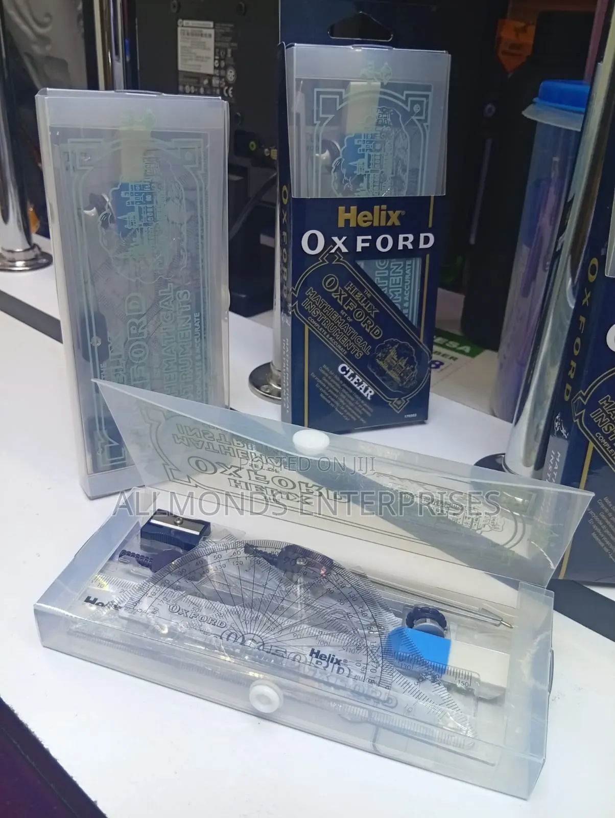 Clear/Plastic Student's Mathematical Set- Oxford