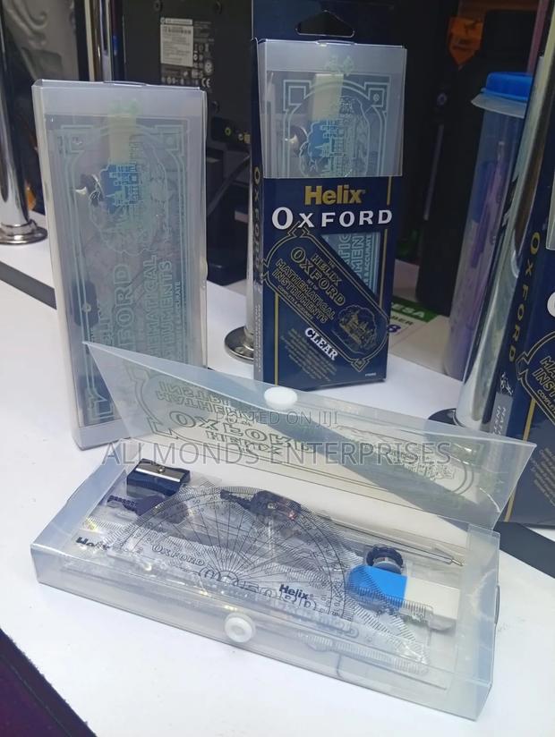 Clear/Plastic Student's Mathematical Set- Oxford - thumbnail 4