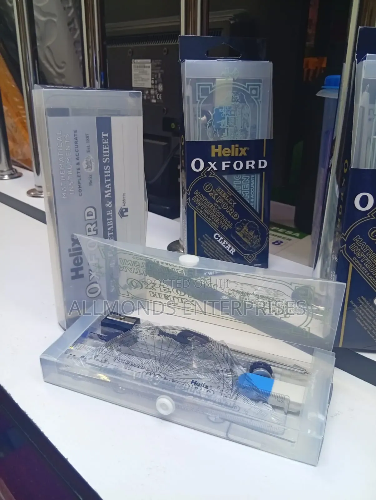 Clear/Plastic Student's Mathematical Set- Oxford