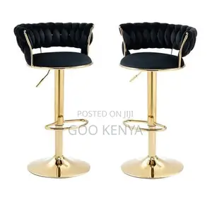 Home Counter Stool; Round Pedestal Base Stool With Adjustable Height
