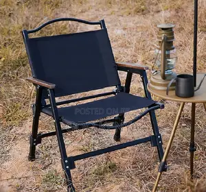 Home Outdoor Chair; Quick-Fold Fabric Camping Chair for Patio or BBQ