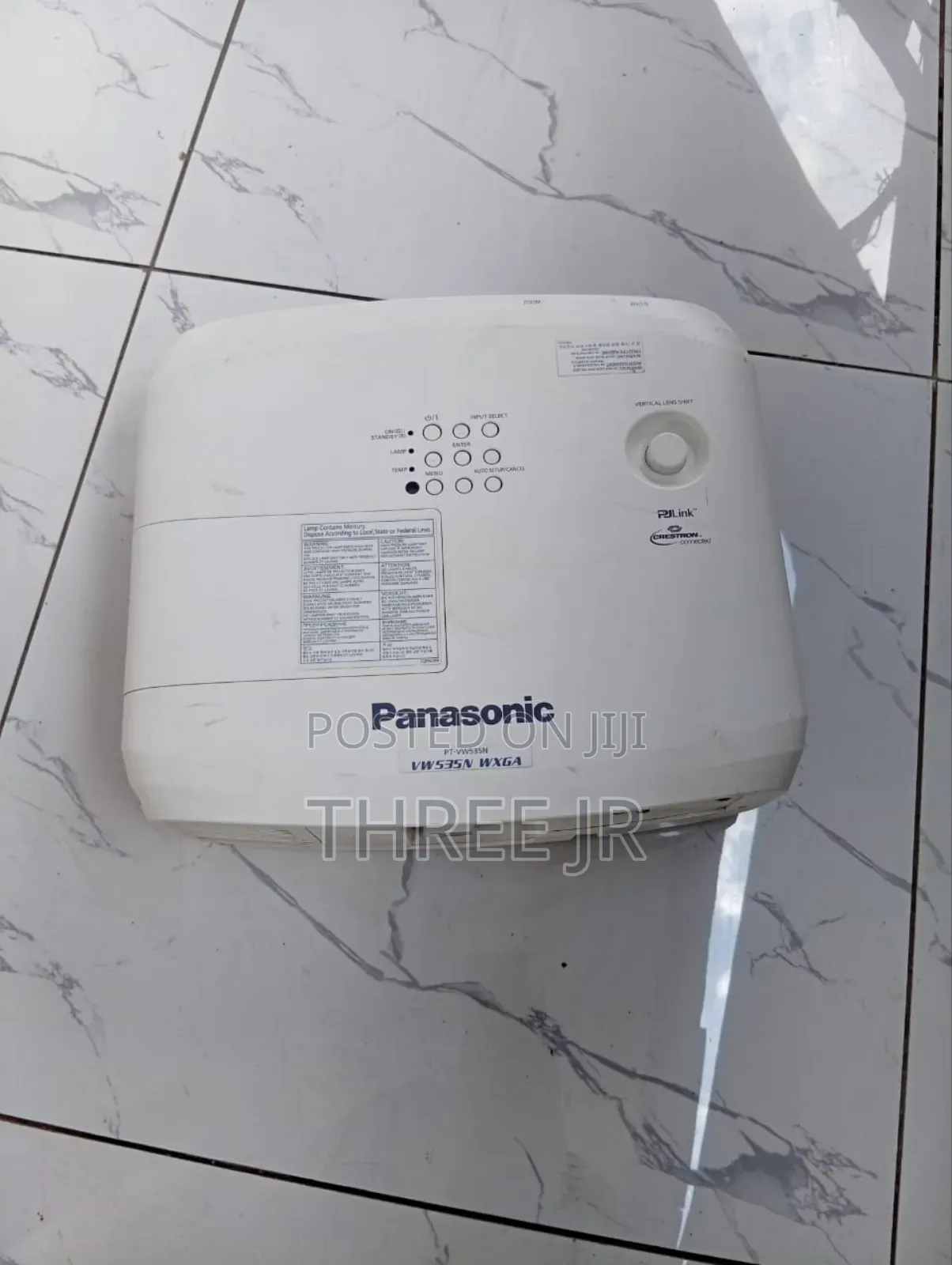 Panasonic PTVW 535n Ex Uk Projector 5000lumens
