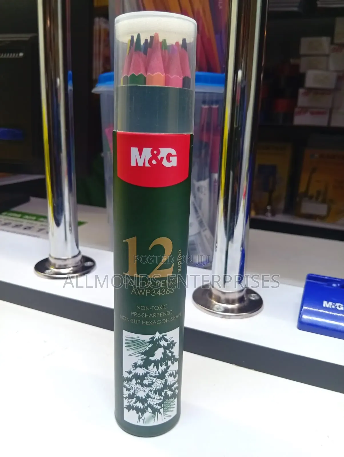 A Packet of 12pcs M G Color Pencil - 12 Colors