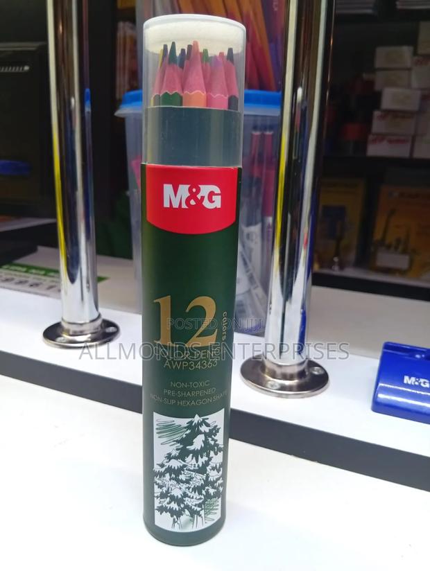 A Packet of 12pcs M G Color Pencil - 12 Colors - thumbnail 3