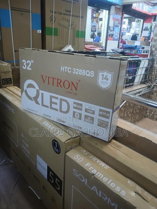 Vitron 32 Htc3288qs Bluetooth Enabled Frameless Smart Android Tv Qled - main view