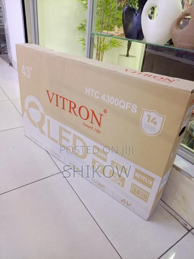 Vitron 43" 4300qfs Qled Smart Android Tv , Netflix, Youtube - thumbnail 2