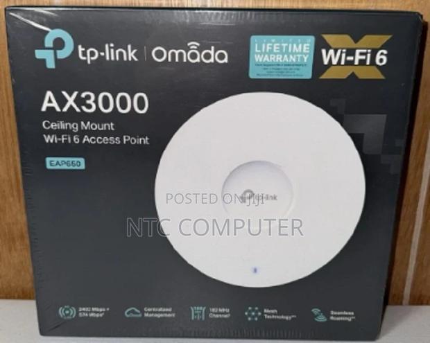 Tp-Link Eap650 Ax3000 Ceiling Mount Dual-Band Wi-Fi 6 Access Point
