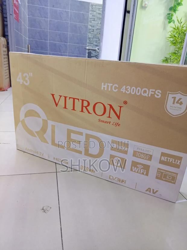 Vitron 43" 4300qfs Qled Smart Android Tv ,Youtube - thumbnail 2