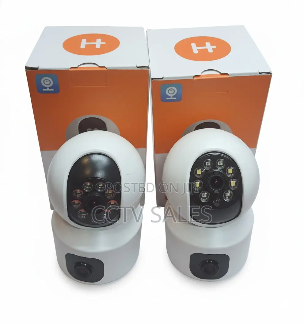 V380 Pro Dual Lens Camera 1080p Hd 360° View Night Detection