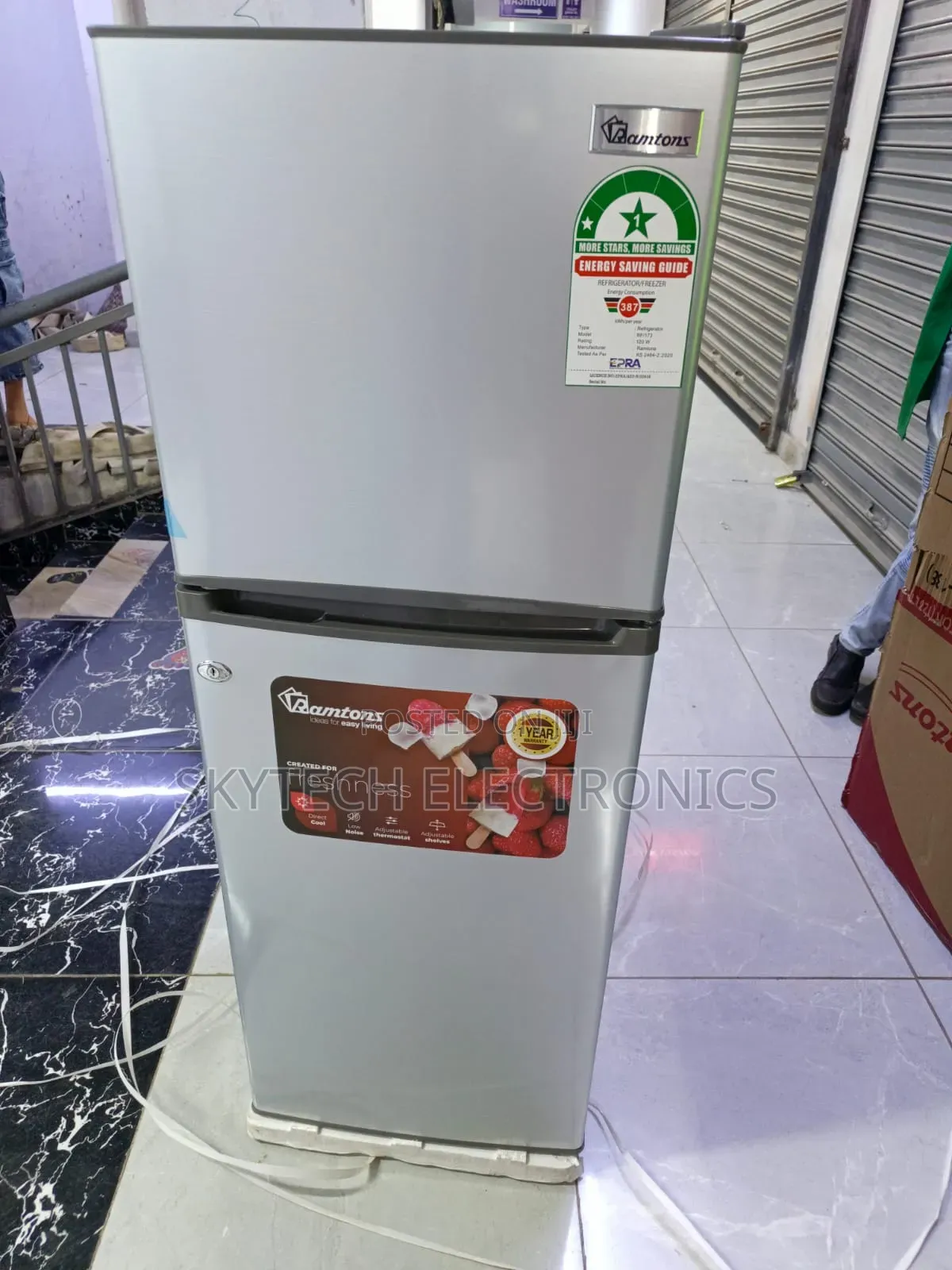 Ramtons Fridge 128litres Rf/173