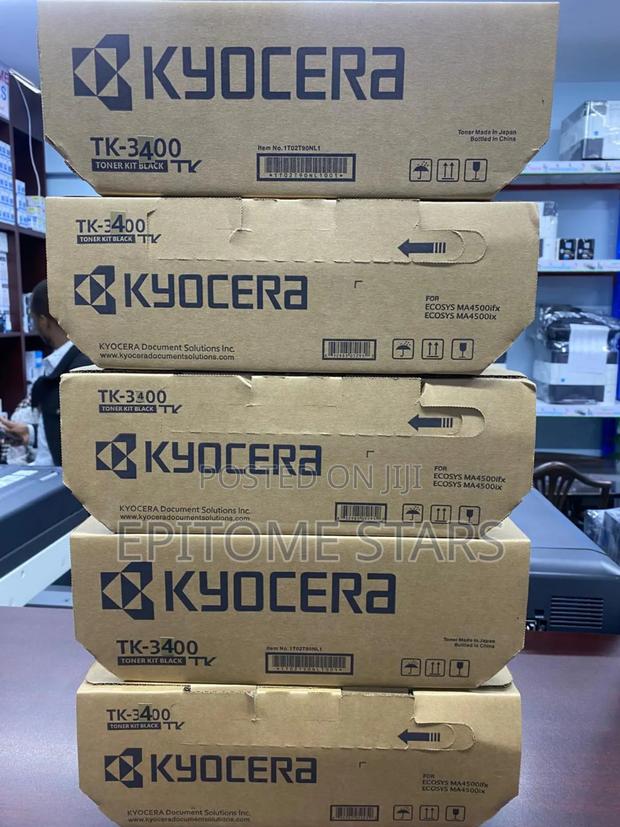 Kyocera Ecosys Ma4500x Toner Tk 3400 Yield Above 12,499 Copies